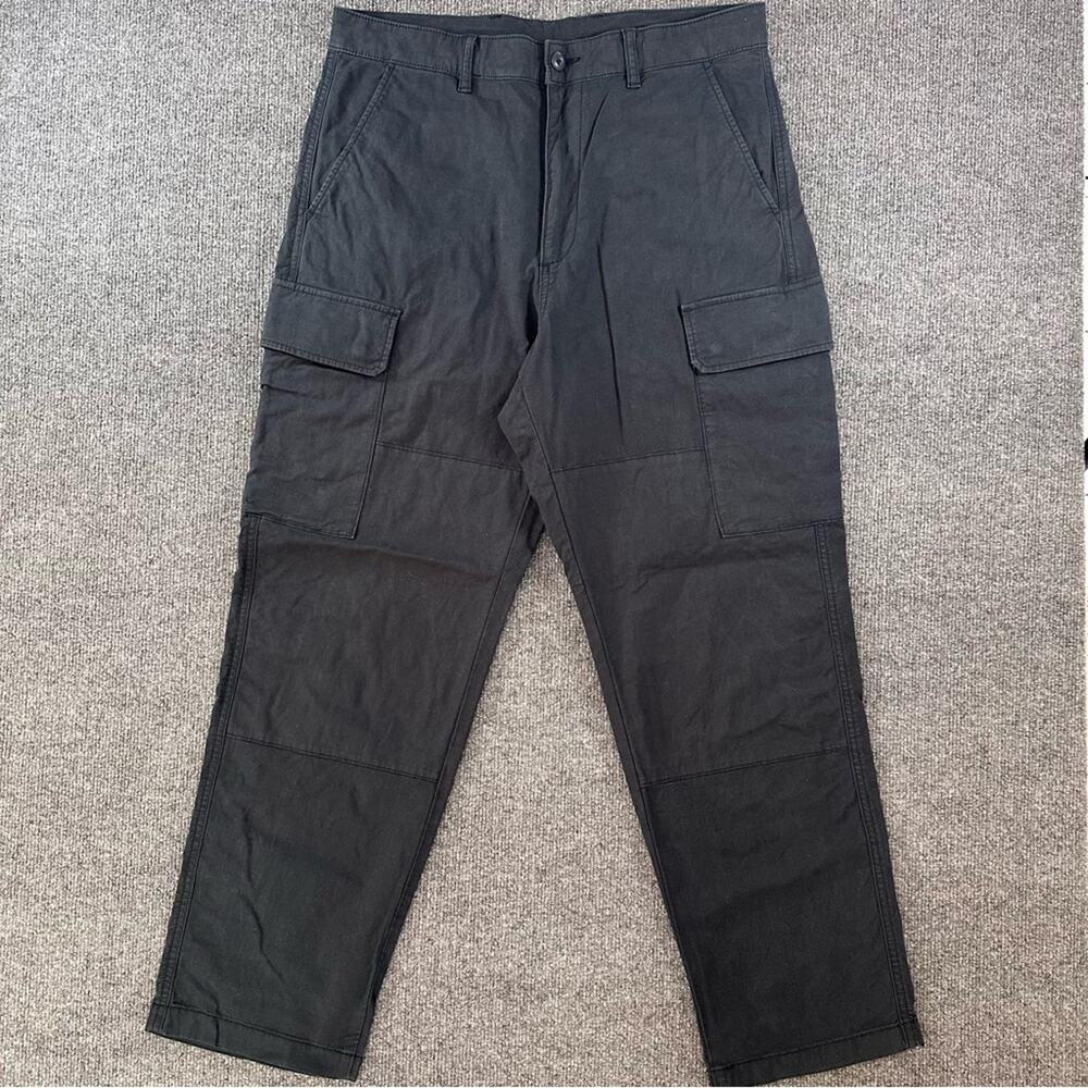 Uniqlo Men’s Double Knee Cargo Pant Baggy Loose Fit Japan Work Utility Chinos M